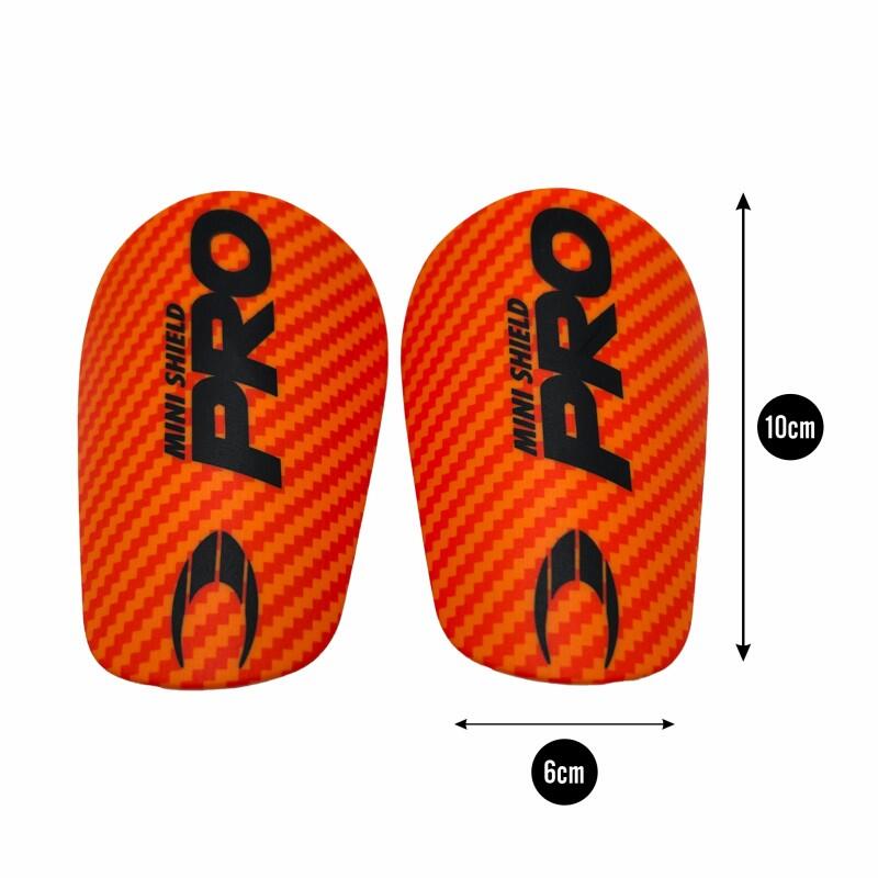 Mini Espinillera de fútbol HO SOCCER para niños y adultos Naranja 4/6