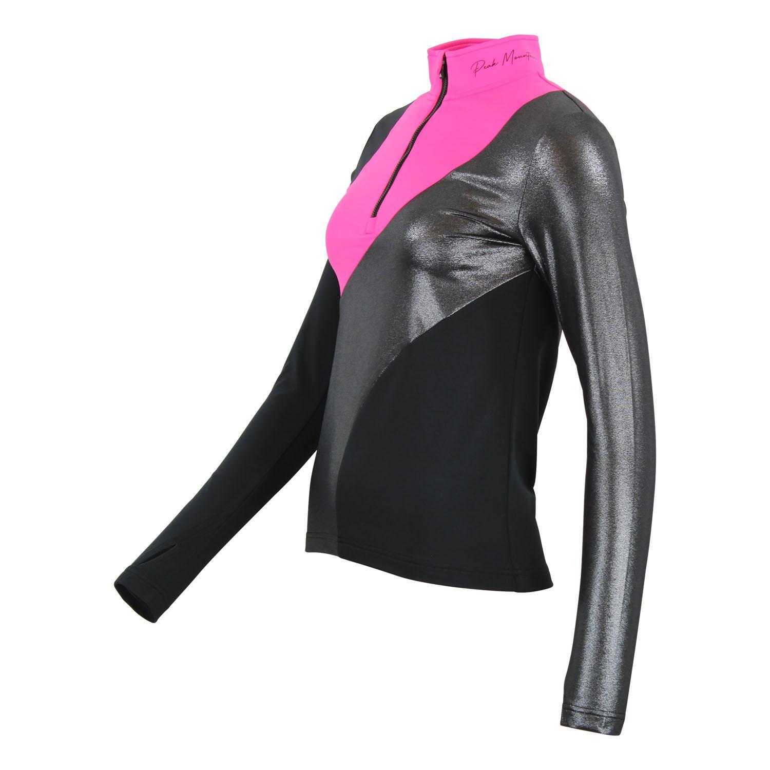 Maglia a maniche lunghe con zip per donna Peak Mountain Aramis 3/4