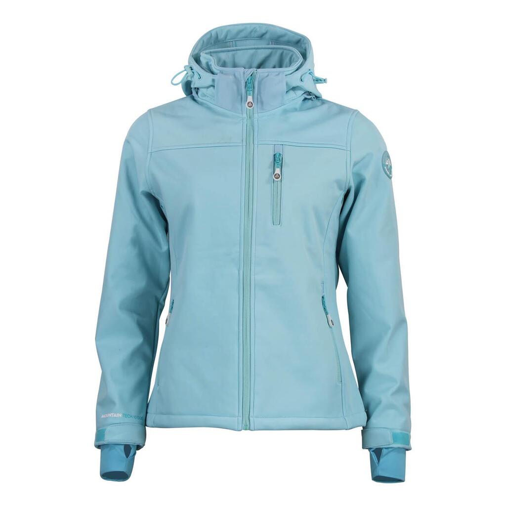 Women's softshell hooded jacket Peak Mountain Aclaude