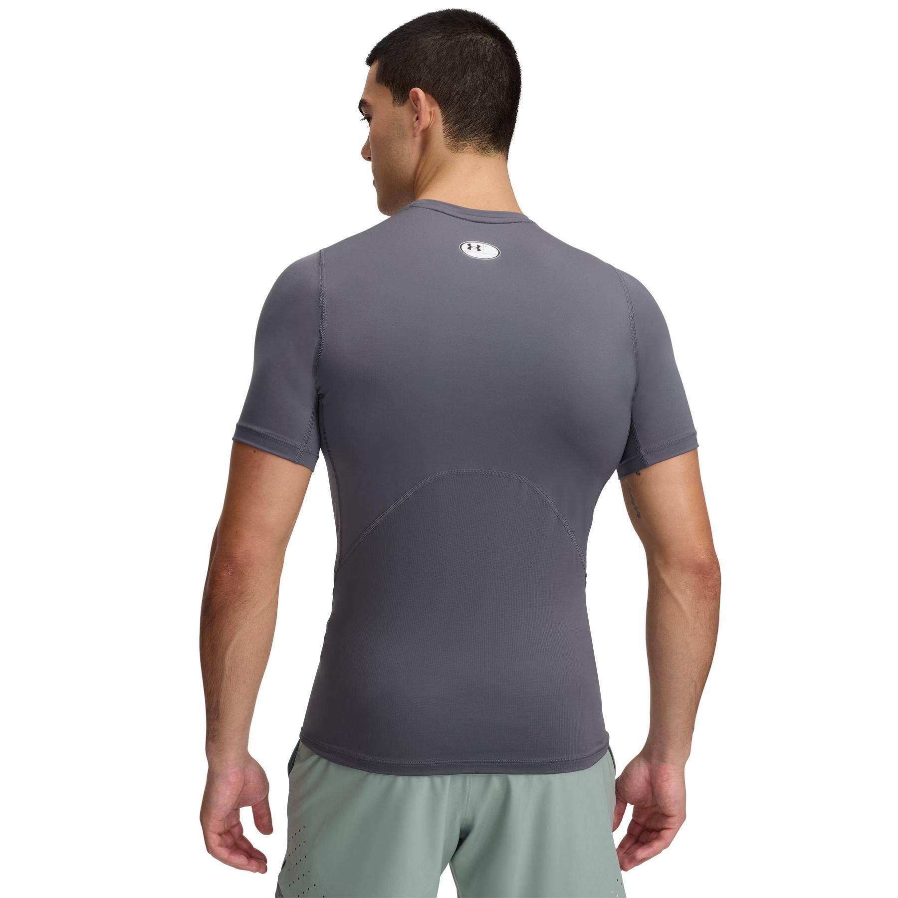 TShirt für , HeatGear, Training Herren Burgfelsen/Weiß 2/3