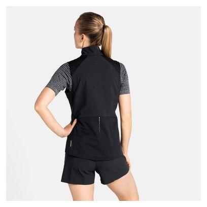 Winddichte, ärmellose Damenjacke Odlo Zeroweight Warm Schwarz 4/4