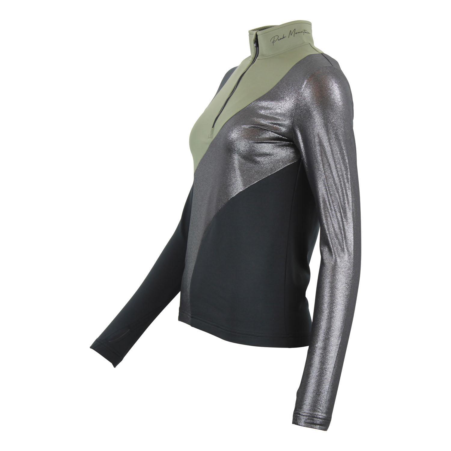 Dames met lange mouwen zip T-shirt Peak Mountain Aramis 3/4