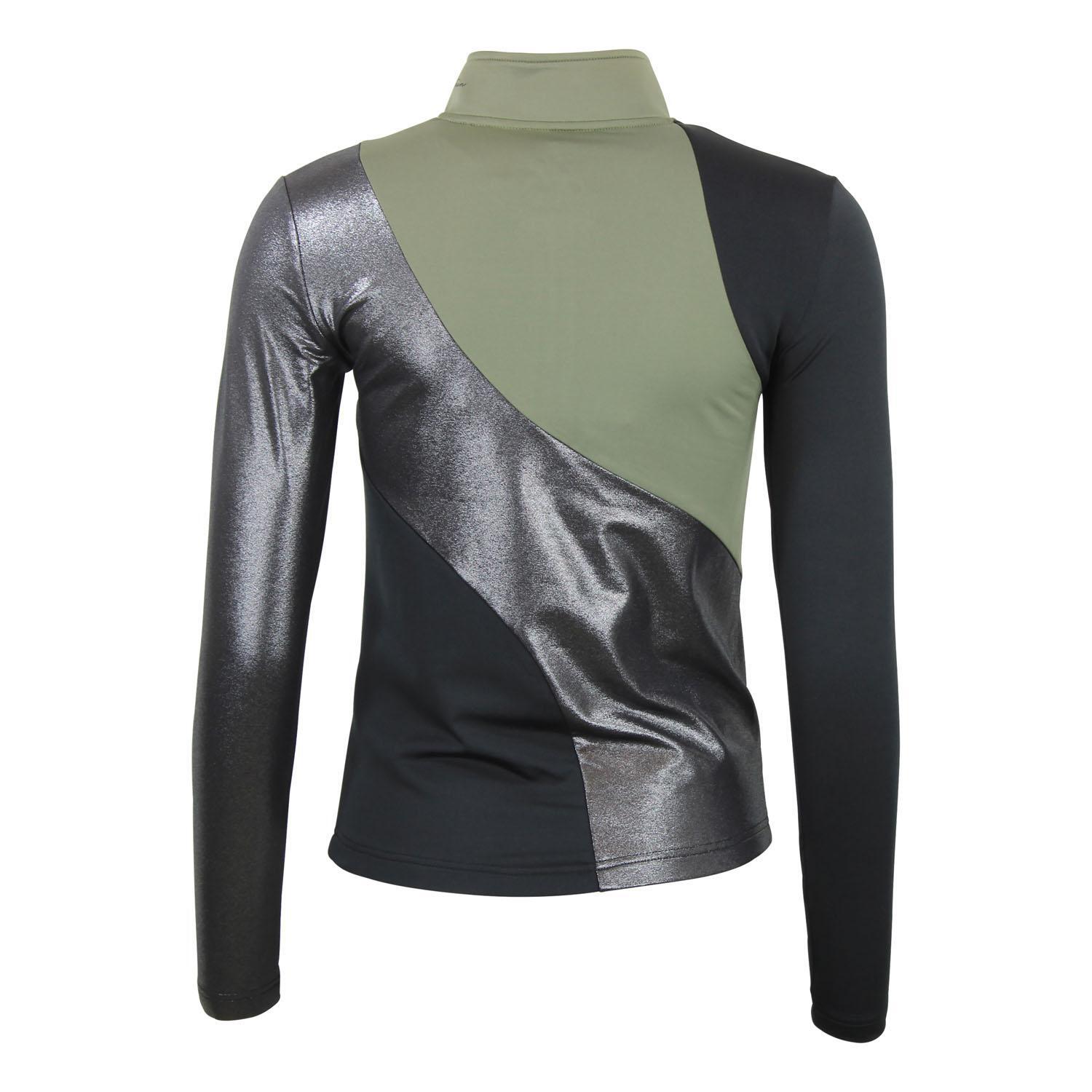 Dames met lange mouwen zip T-shirt Peak Mountain Aramis 2/4
