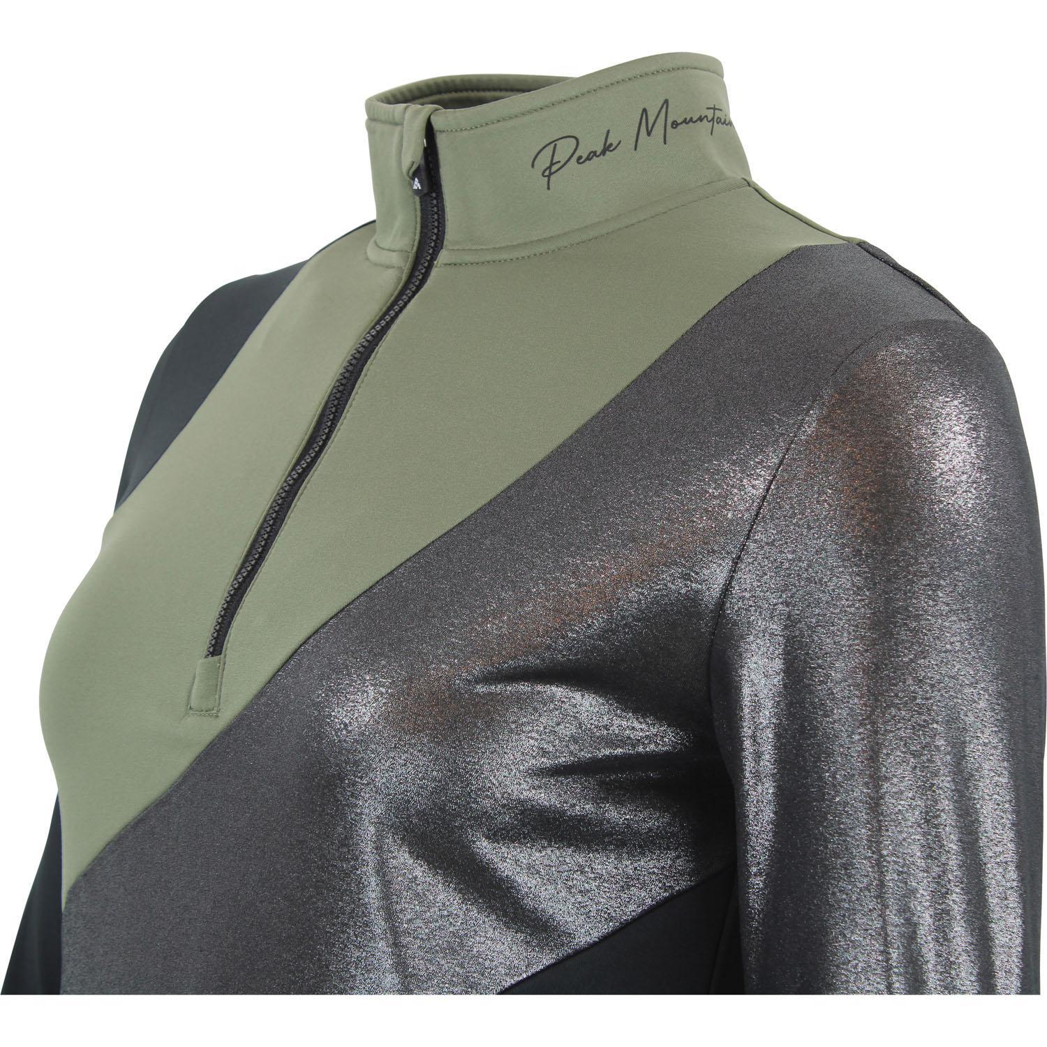 Dames met lange mouwen zip T-shirt Peak Mountain Aramis 4/4
