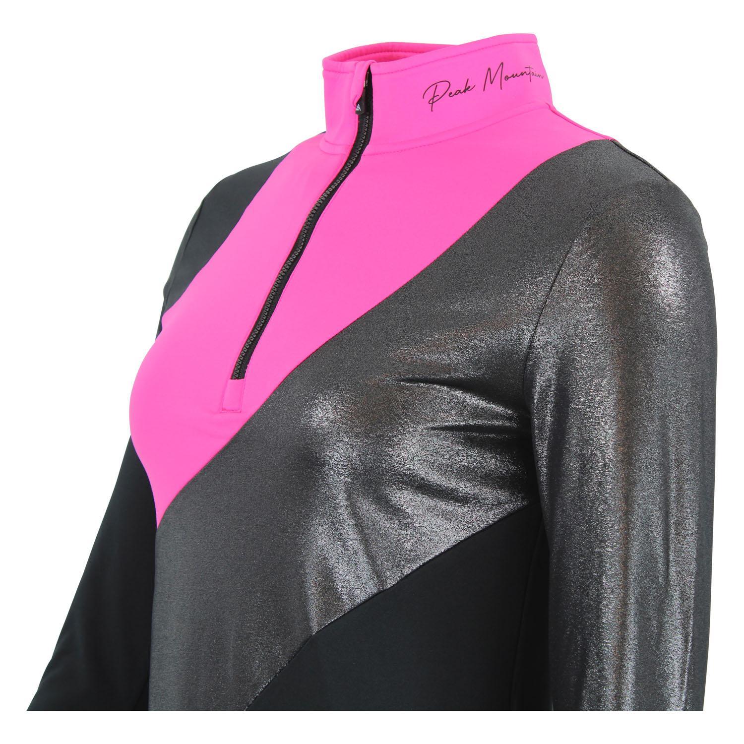 Maglia a maniche lunghe con zip per donna Peak Mountain Aramis 4/4