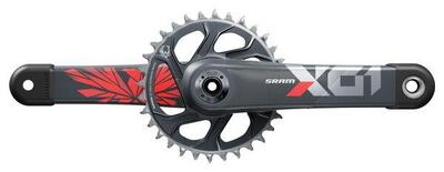 Sram X01 Eagle 12V SuperBoost+ Direct Mount Lunar Oxy Red Guarnitura 32 Denti (s