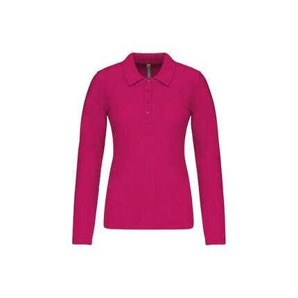Polo femme manches longues Kariban Piqué