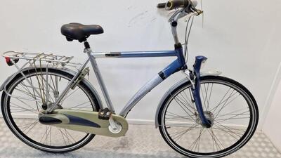 Batavus weekend | gebruikt | 3 maanden garantie | 28 inch heren grijsblauw 57c