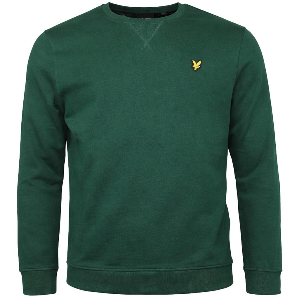 Lyle & Scott Crew Mens Dark Green Sweater