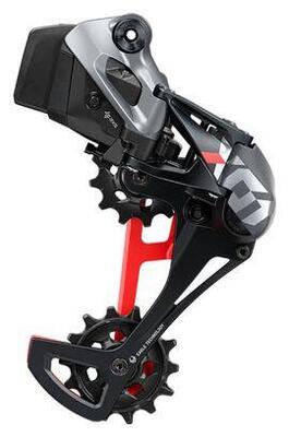 Sram x01 eagle axs 52t achterderailleur (zonder batterij) rood