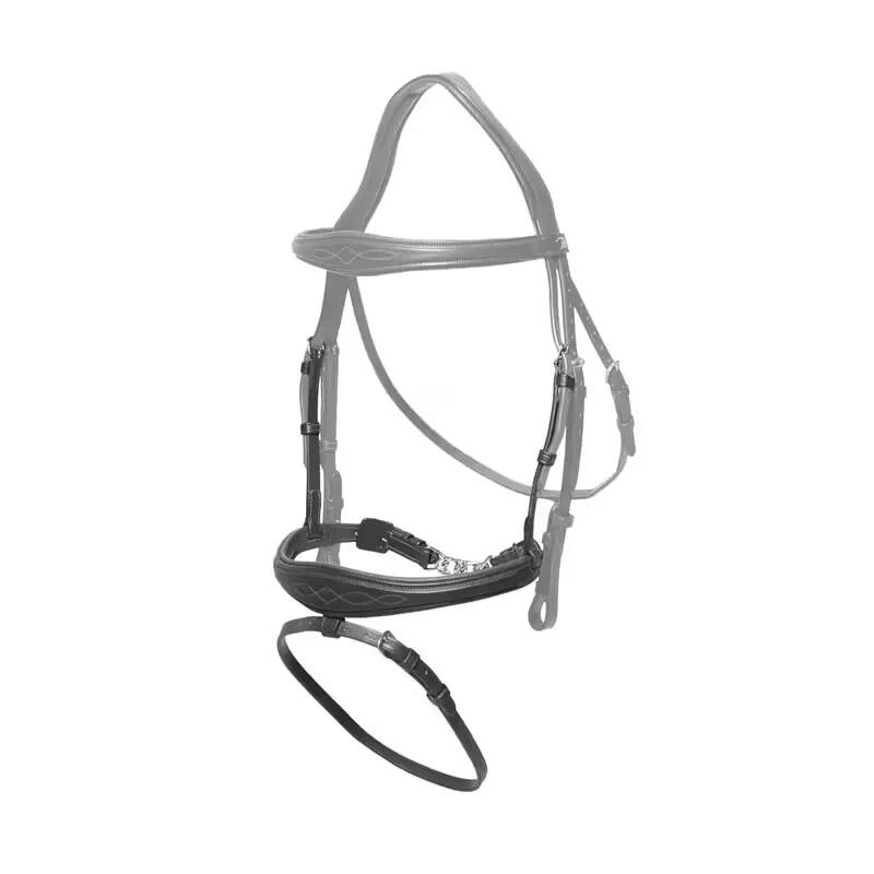 Anatomical combined bridle for horse with chains Dy'on
