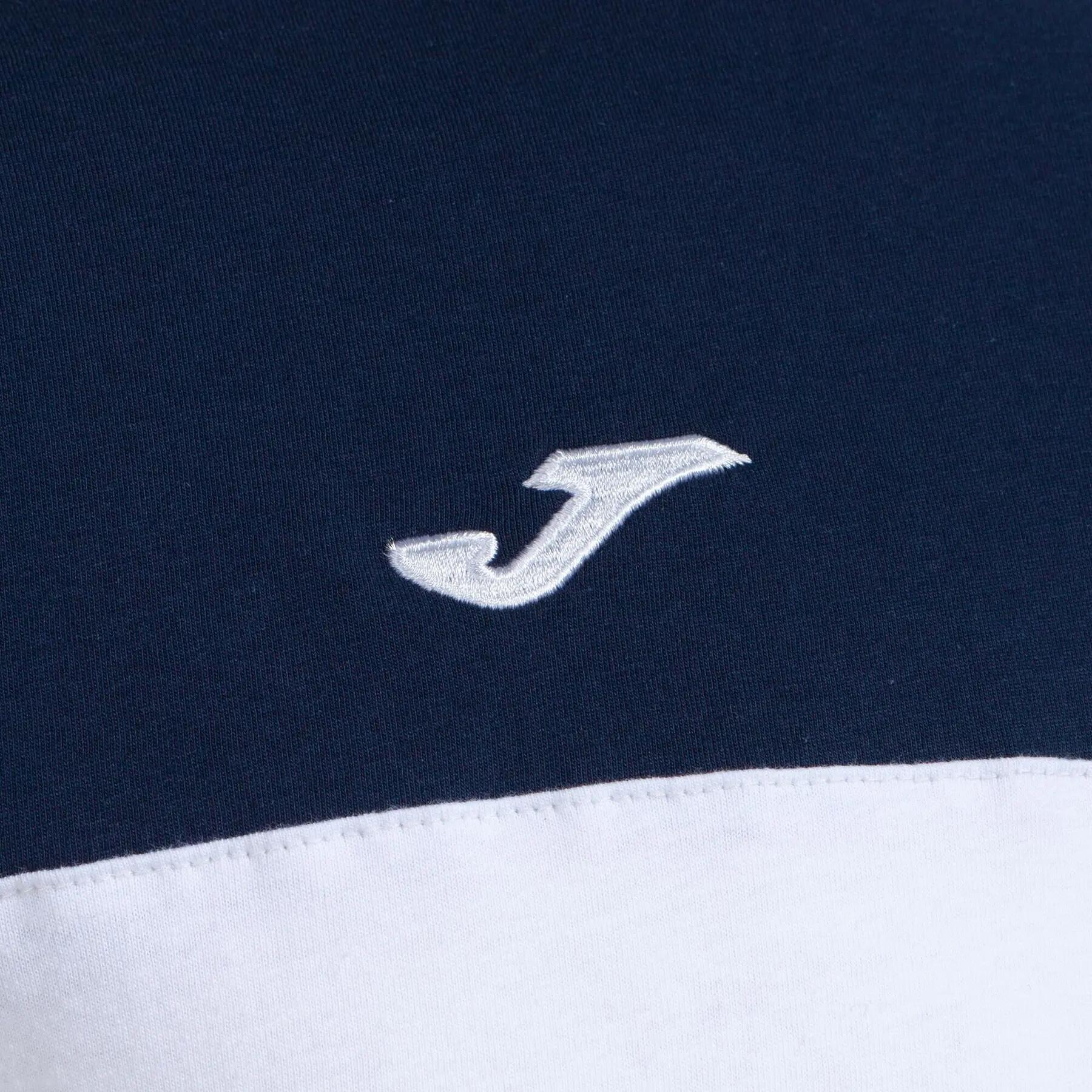 Camiseta Manga Corta Fútbol Hombre Joma Crew V Blanco 3/3