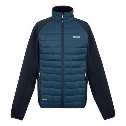 Doudoune Synthétique Randonnée - Clumber Hybrid verte homme
