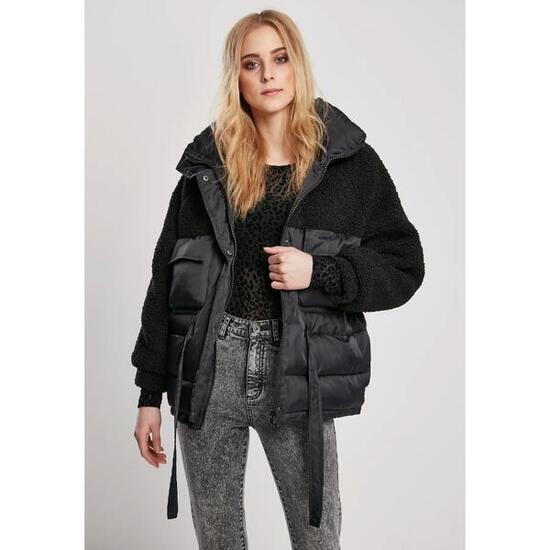 Kurtka damska Urban Classics sherpa mix puffer
