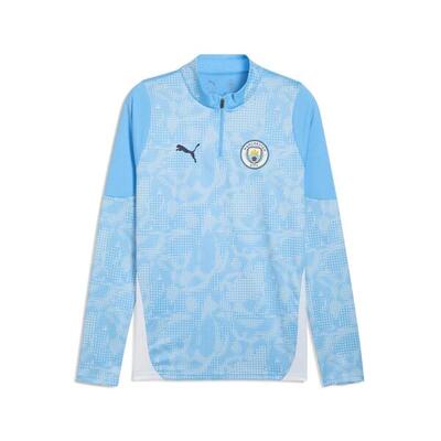 Top da training con zip corta Manchester City da uomo PUMA