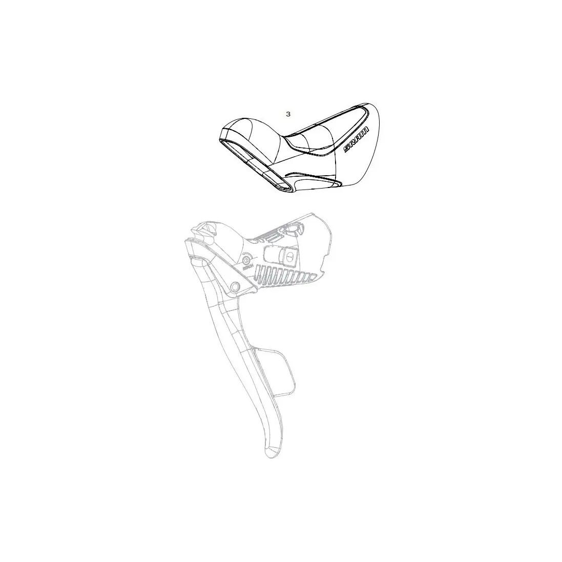 Road shifter Sram Cocottes Sram Red/Force Etap Axs Eb Black 3/3