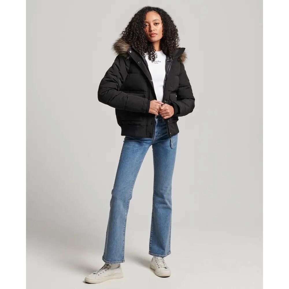 Gewatteerd damesjack met capuchon Superdry Everest 2/6