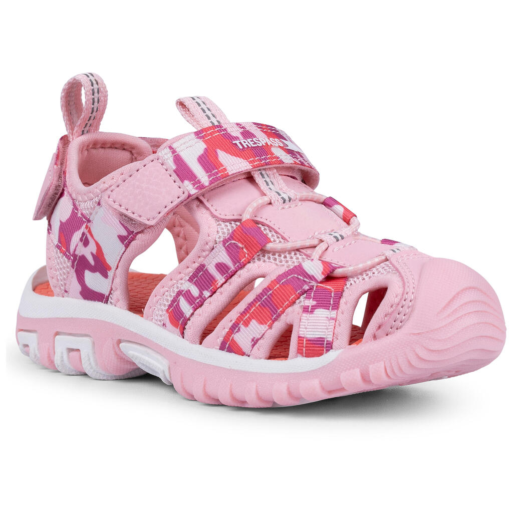 Kids Closed Toe Adjustable Straps Beach Sandal - Jaime