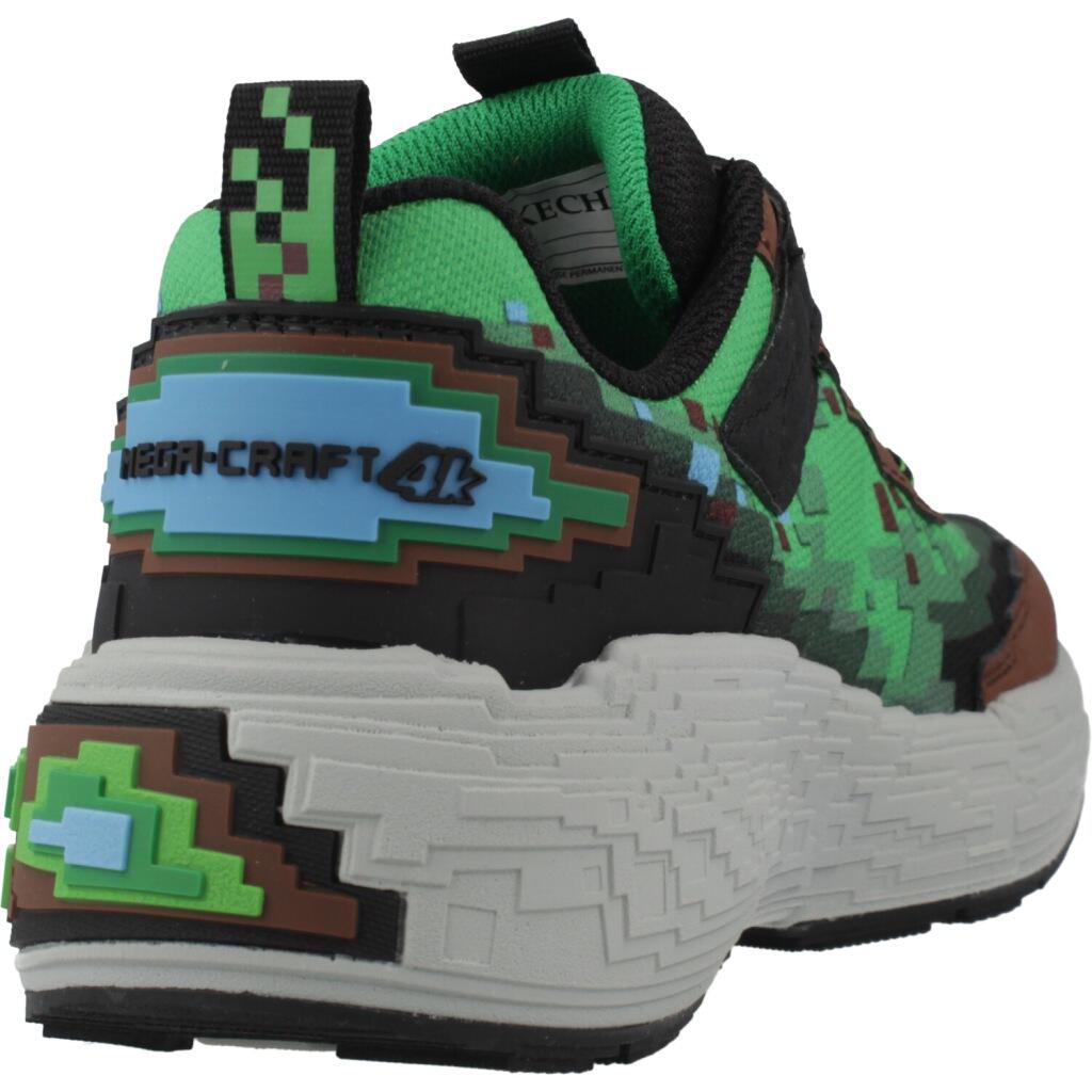 Calçado Skechers Mega-craft 4k, Verde, Crianças 3/5