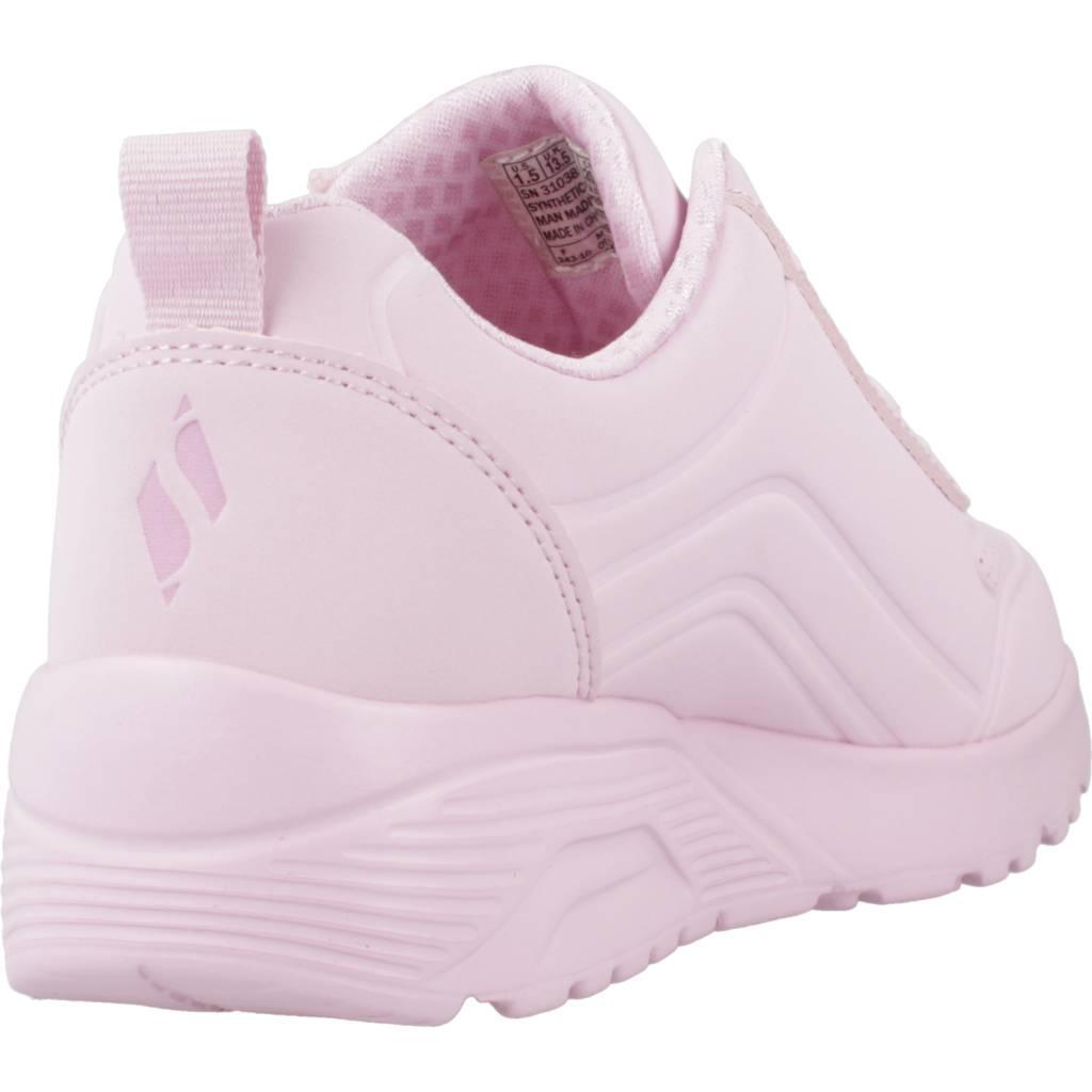 SKECHERS Kinderen UNO LITE EASY ZIP Sneakers Lichtroze 3/5