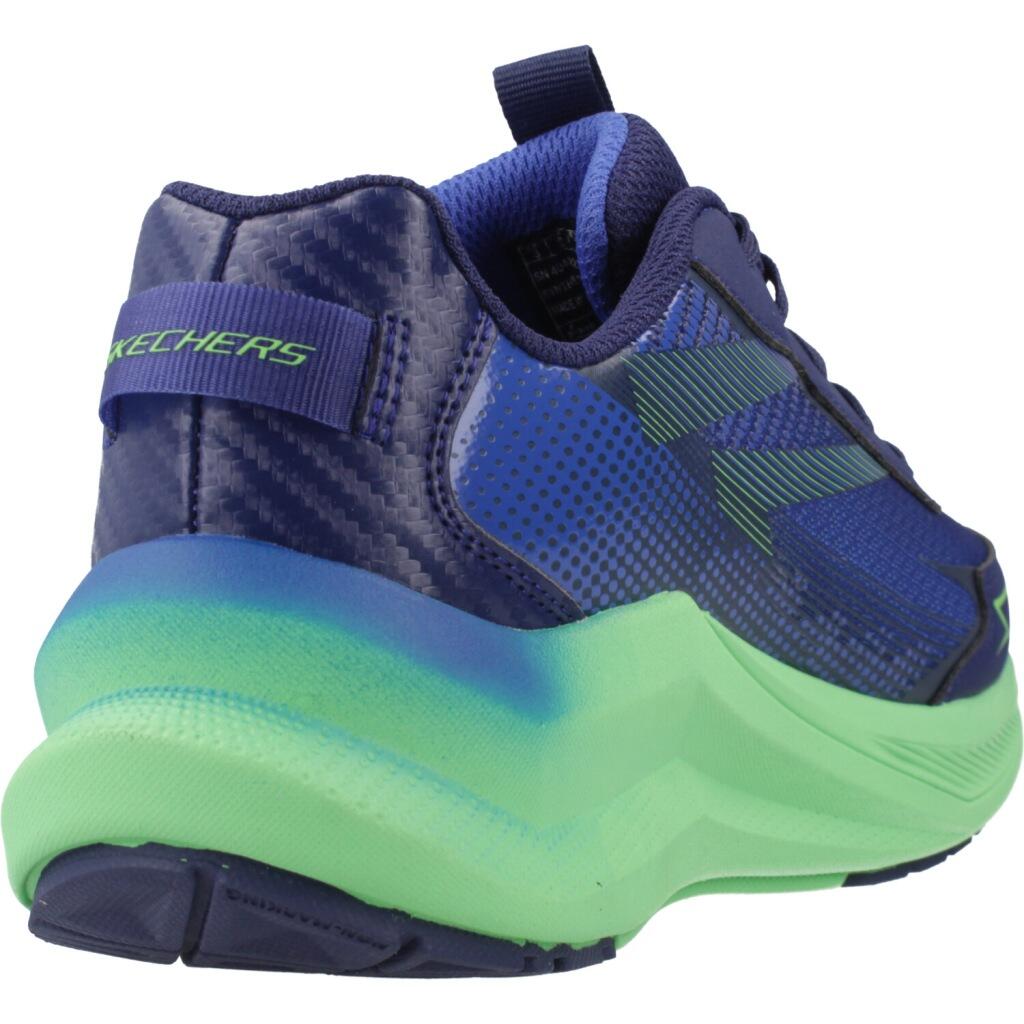 Calçado Skechers Max Cushioning Ascender - Sta, Azul, Crianças 3/5