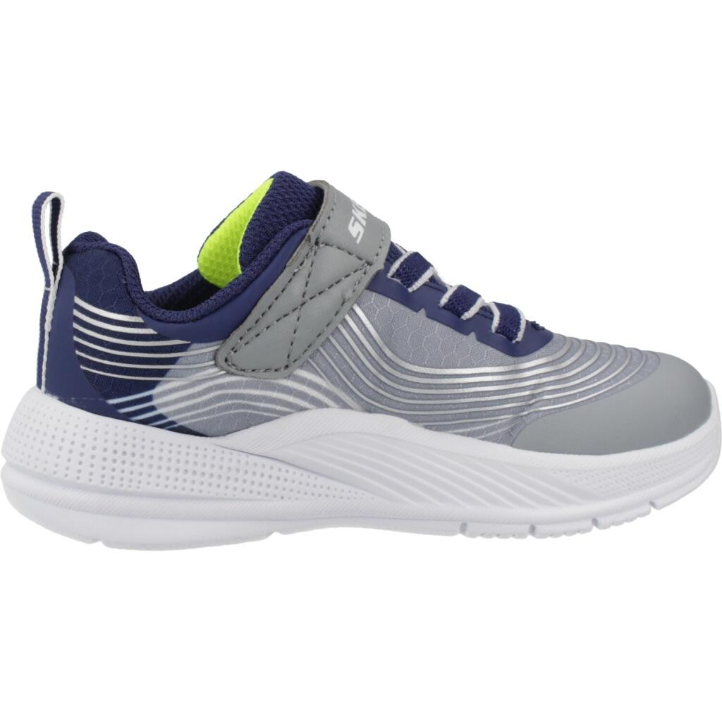 Zapatillas de Running Niño Skechers Microspec Advance 403926N/NVLG Gris 4/5