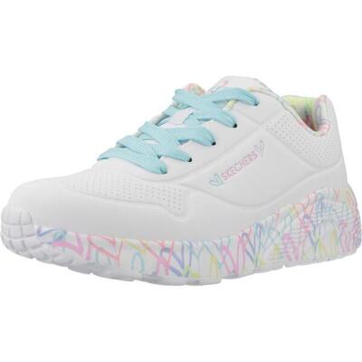 Sneakers skechers uno lite - lovely luv, wit, kinderen