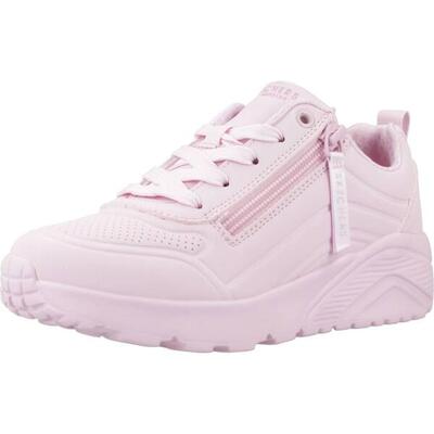 Skechers kinderen uno lite easy zip sneakers wit