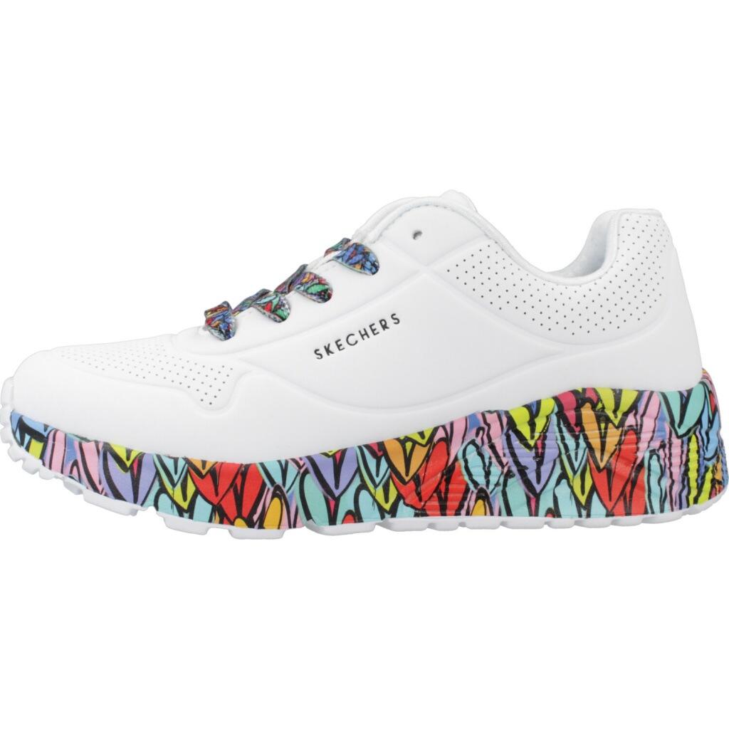 Calçado Skechers Uno Lite-subtle Love, Branco, Crianças 2/5