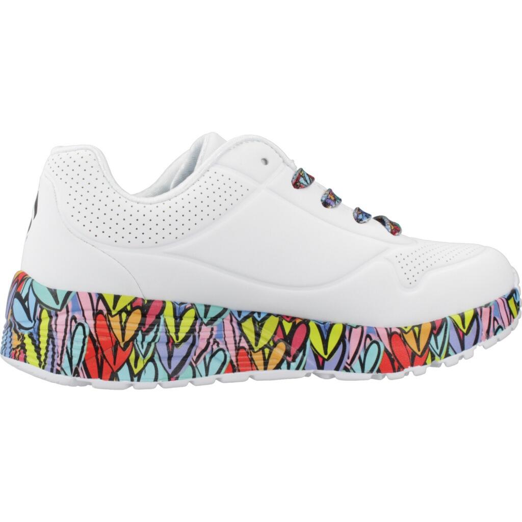 Calçado Skechers Uno Lite-subtle Love, Branco, Crianças 4/5