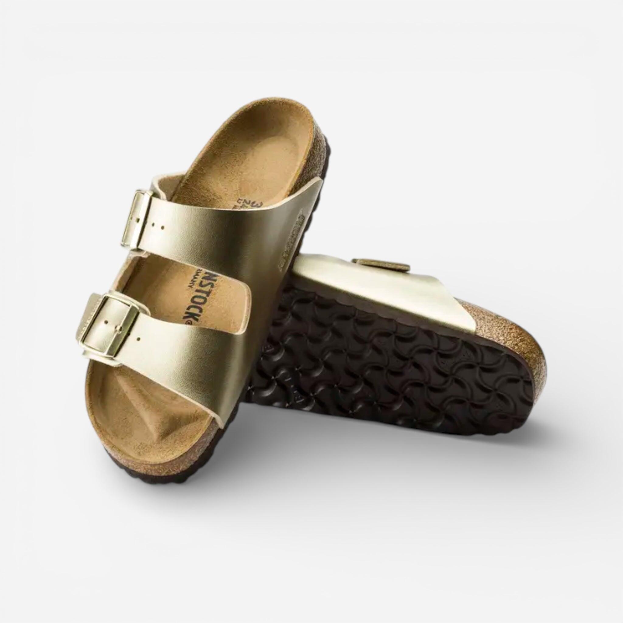 Birkenstock Arizona Birko-Flor Gold (Women's) 2/4