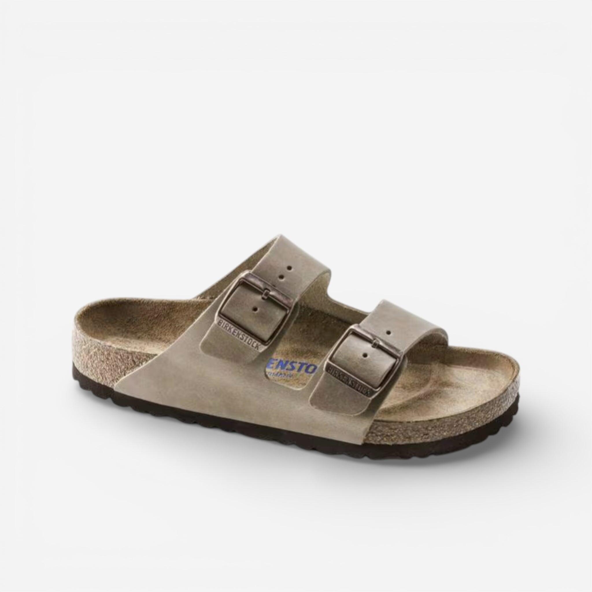 Birkenstock Arizona Soft Footbed Oiled Leather Tobacco Brown 2/4