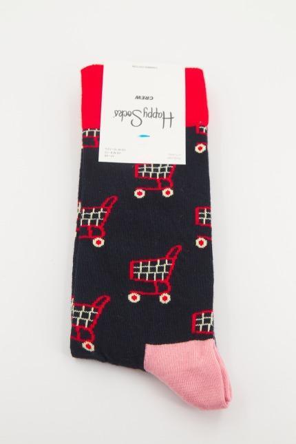 Chaussettes Happy Socks Modèle Shop Til You Couleur Bleu 5/7