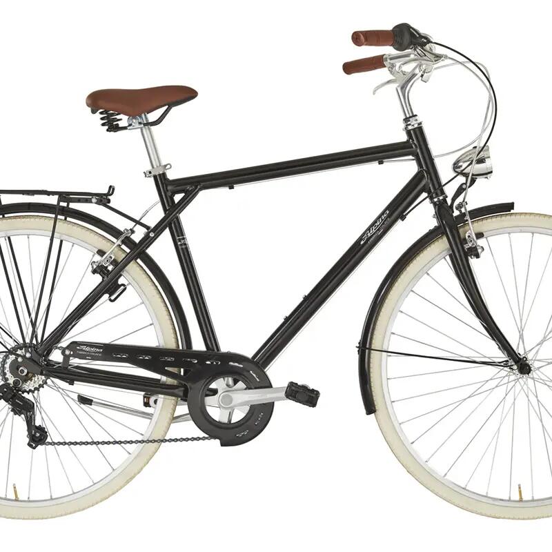 Alpina Bike, 6-speed Men’s Bonneville Bicycle, Black, 28"