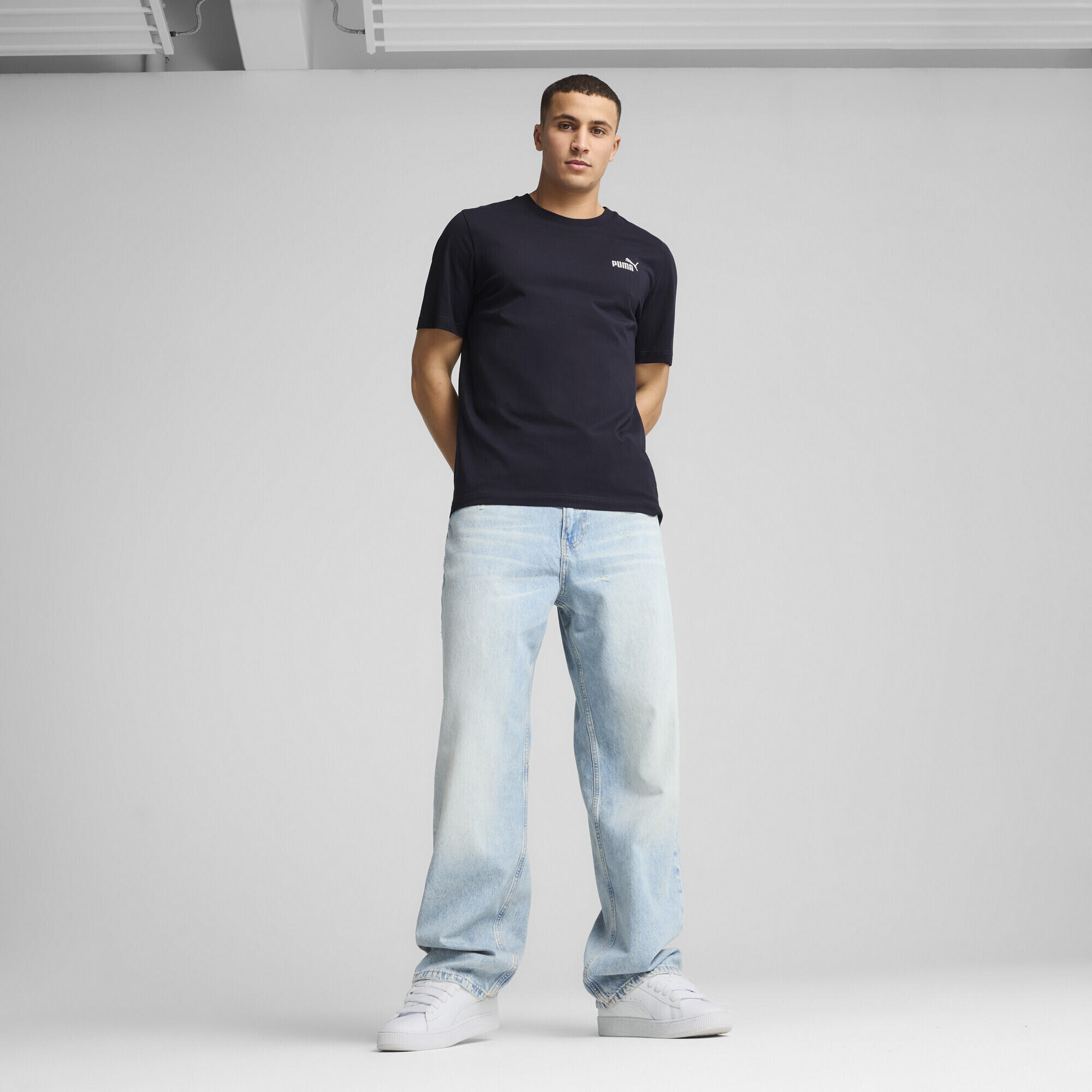 T-shirt Essentials con logo piccolo N. 1 da uomo PUMA 4/7