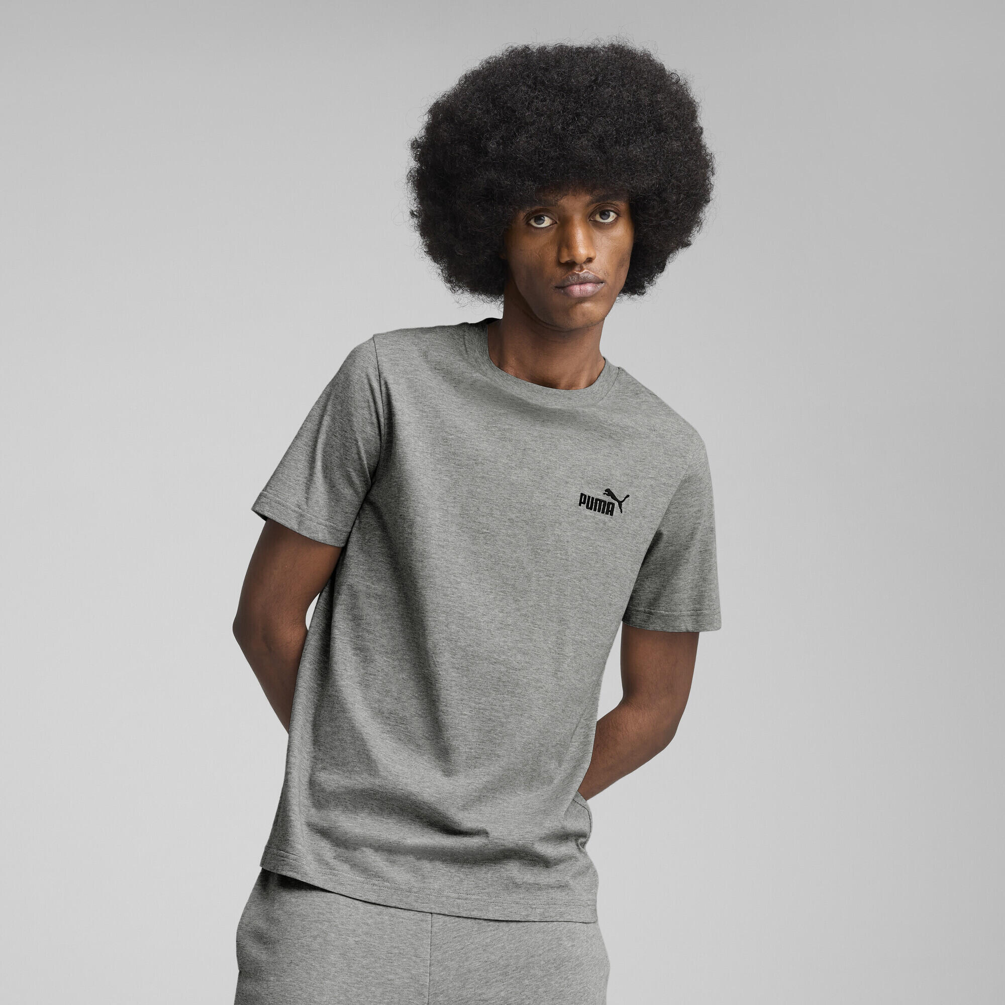 T-shirt Essentials con logo piccolo N. 1 da uomo PUMA 2/7