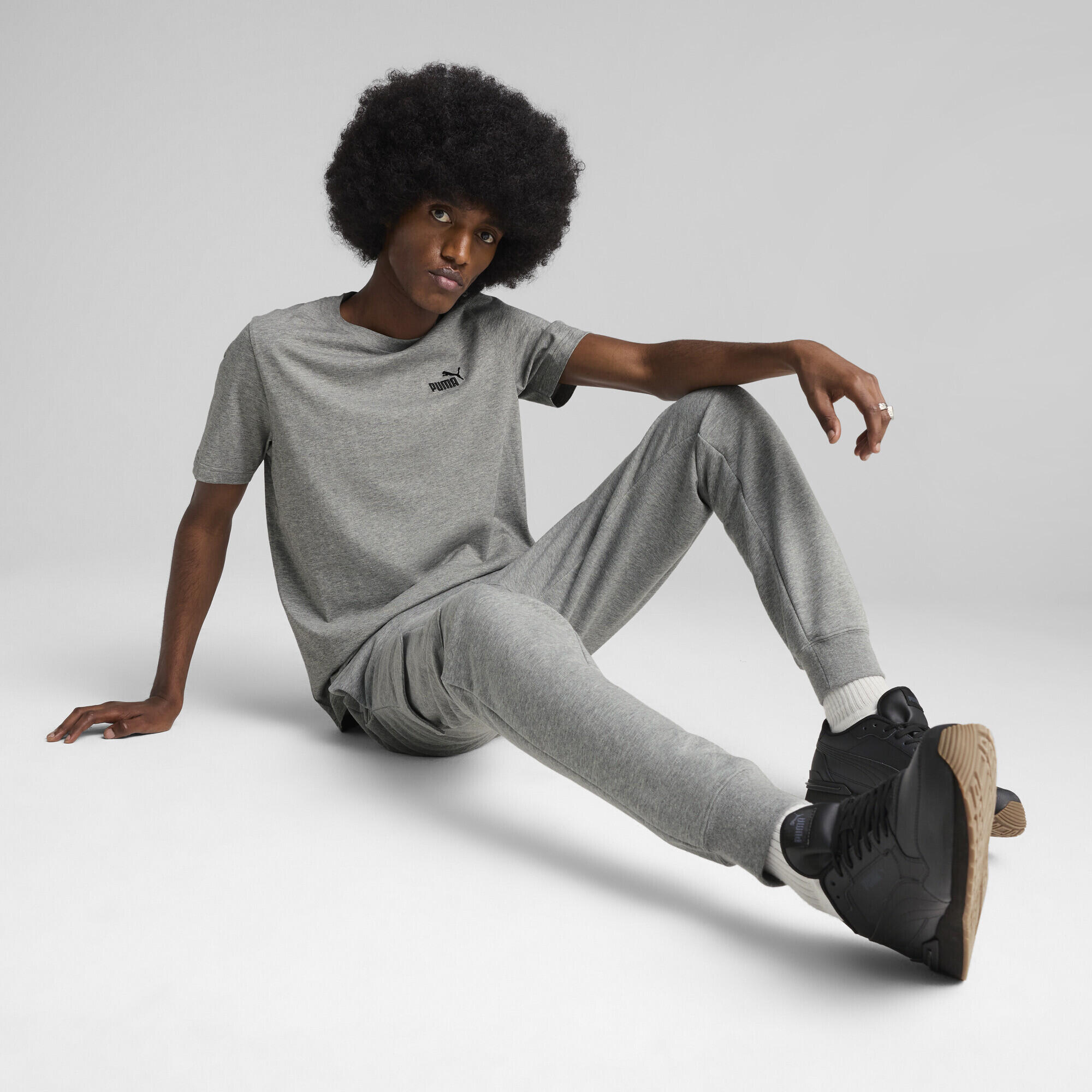 T-shirt Essentials con logo piccolo N. 1 da uomo PUMA 4/7