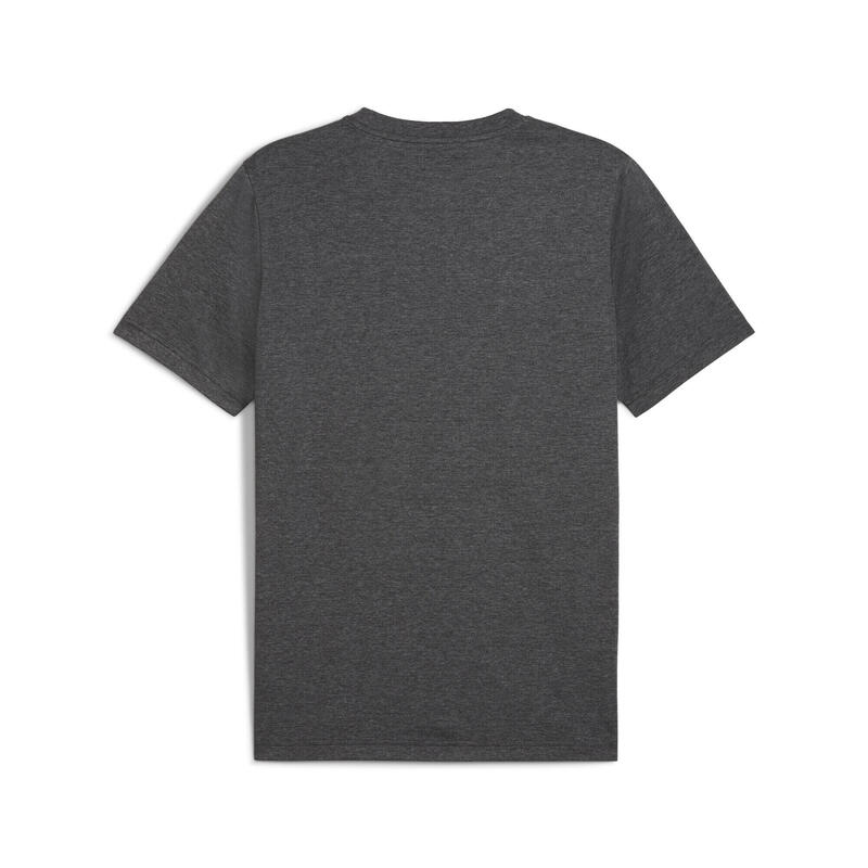 Pánské běh tričko krátký rukáv Essentials No. 1 Logo Heather PUMA
