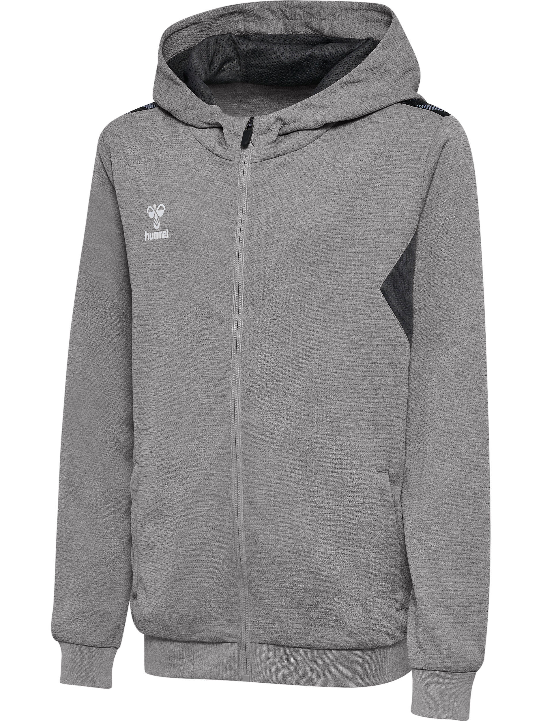 Giacca da tuta da bambino in poliestere con cappuccio e zip Hummel Authentic 7/7