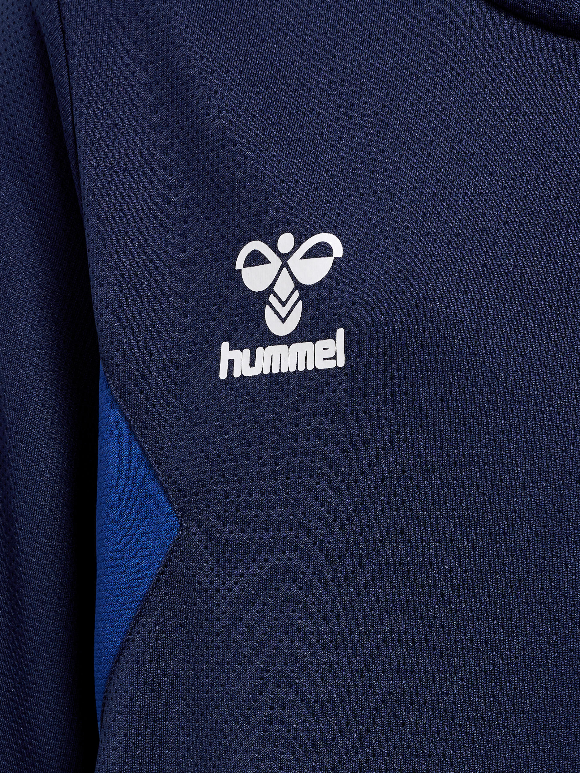 Giacca da tuta da bambino in poliestere con cappuccio e zip Hummel Authentic 7/7