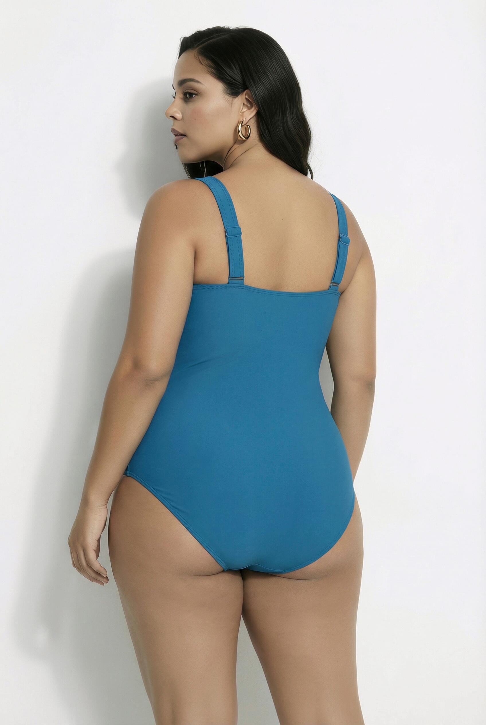Femme Maillot de bain esprit « colour block ». Bonnets souples. 2/7