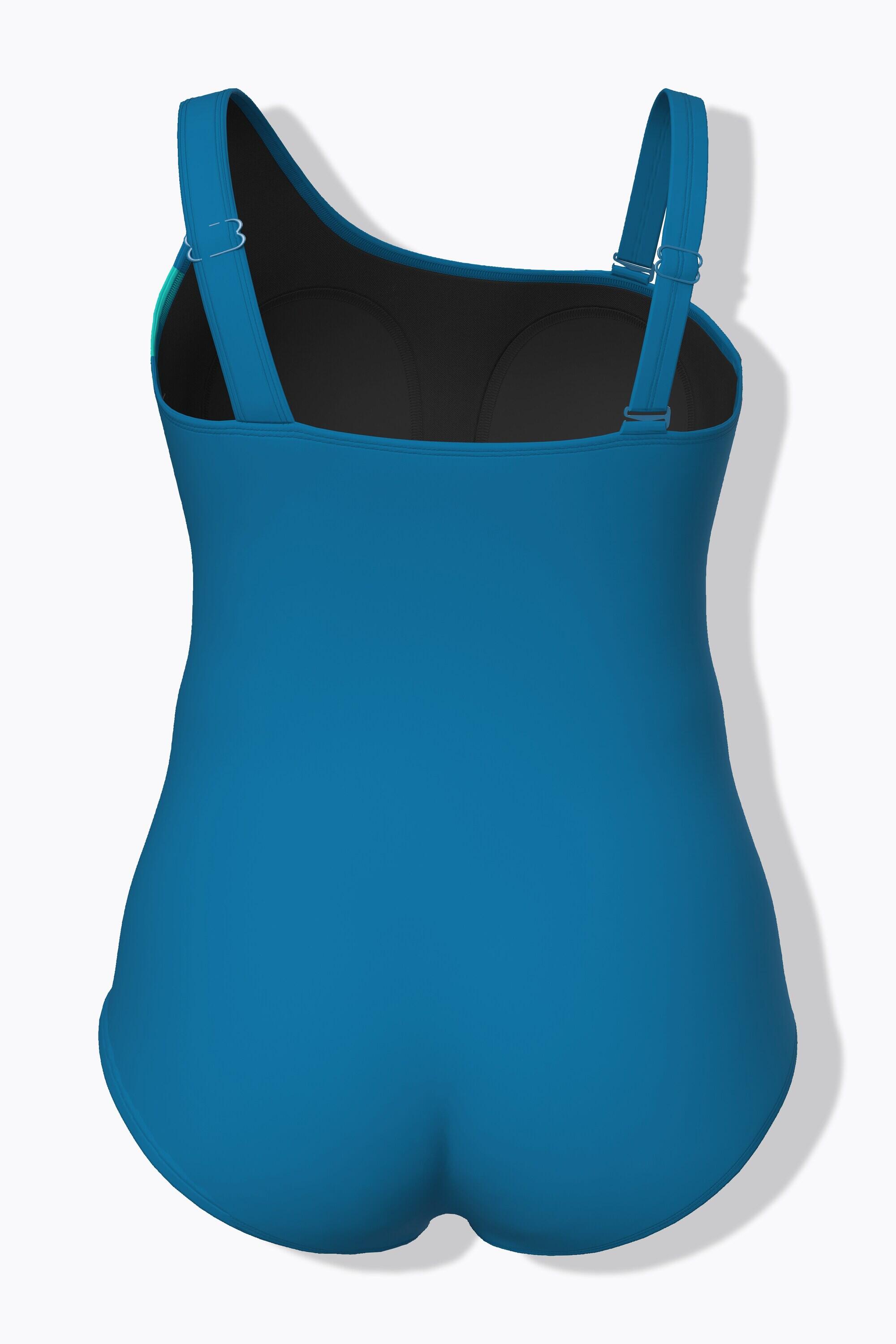 Femme Maillot de bain esprit « colour block ». Bonnets souples. 5/7