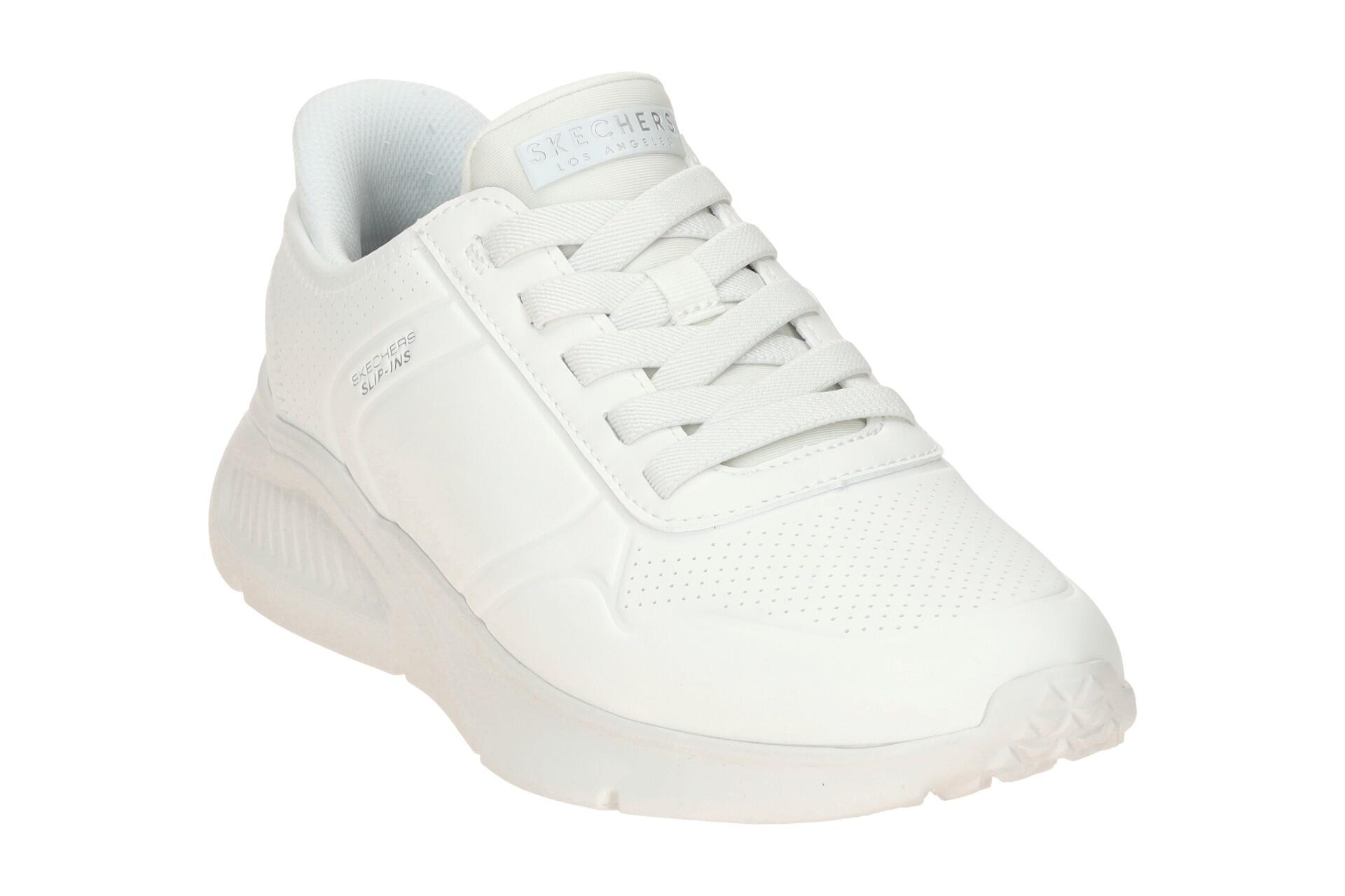 Skechers Uno Lite Schuhe Slipper weiß Sneakers Slip-Ins 183125 3/7