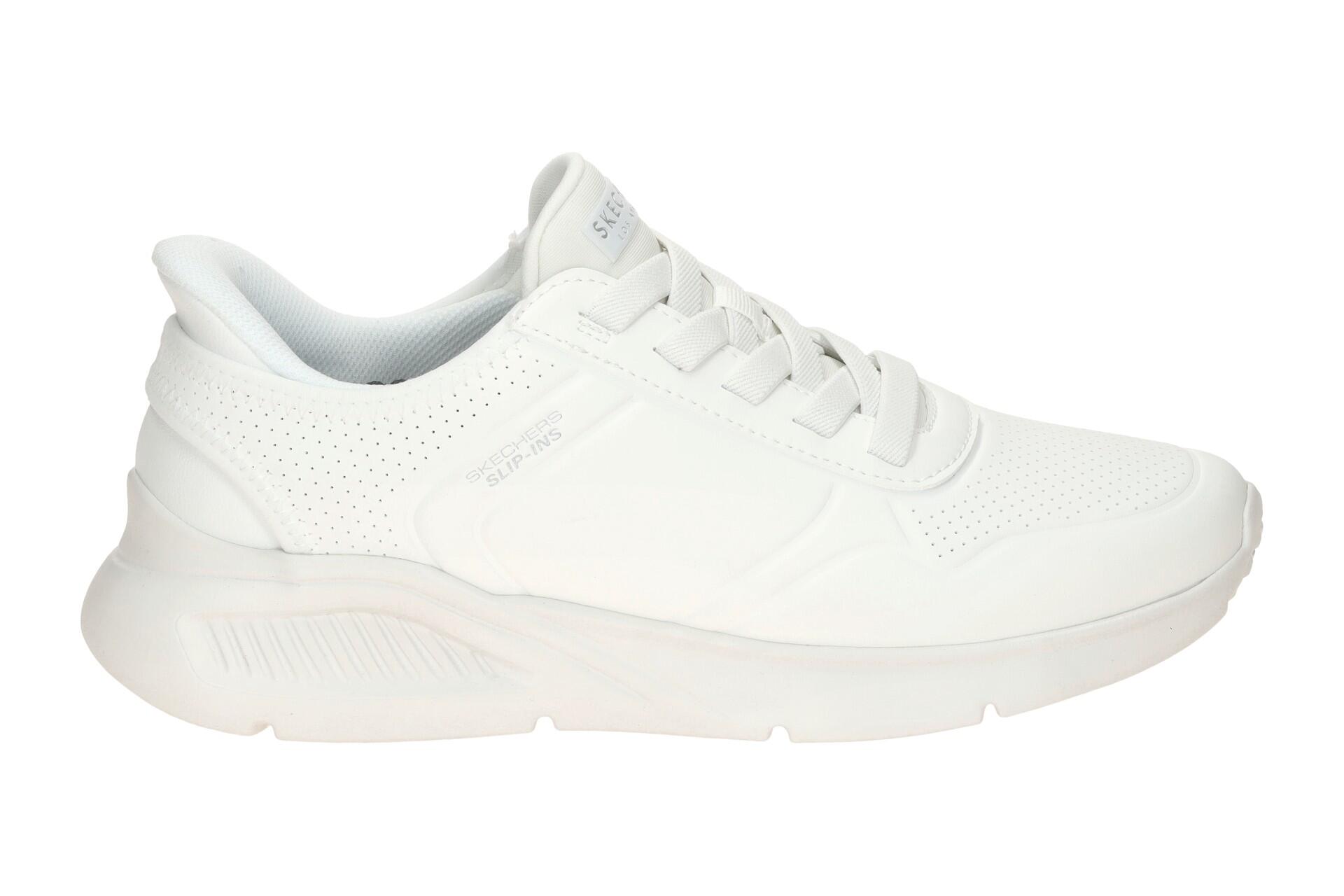Skechers Uno Lite Schuhe Slipper weiß Sneakers Slip-Ins 183125 2/7