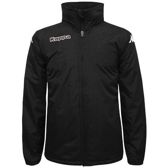 Giubbotto da bambino in poliestere nero da calcio