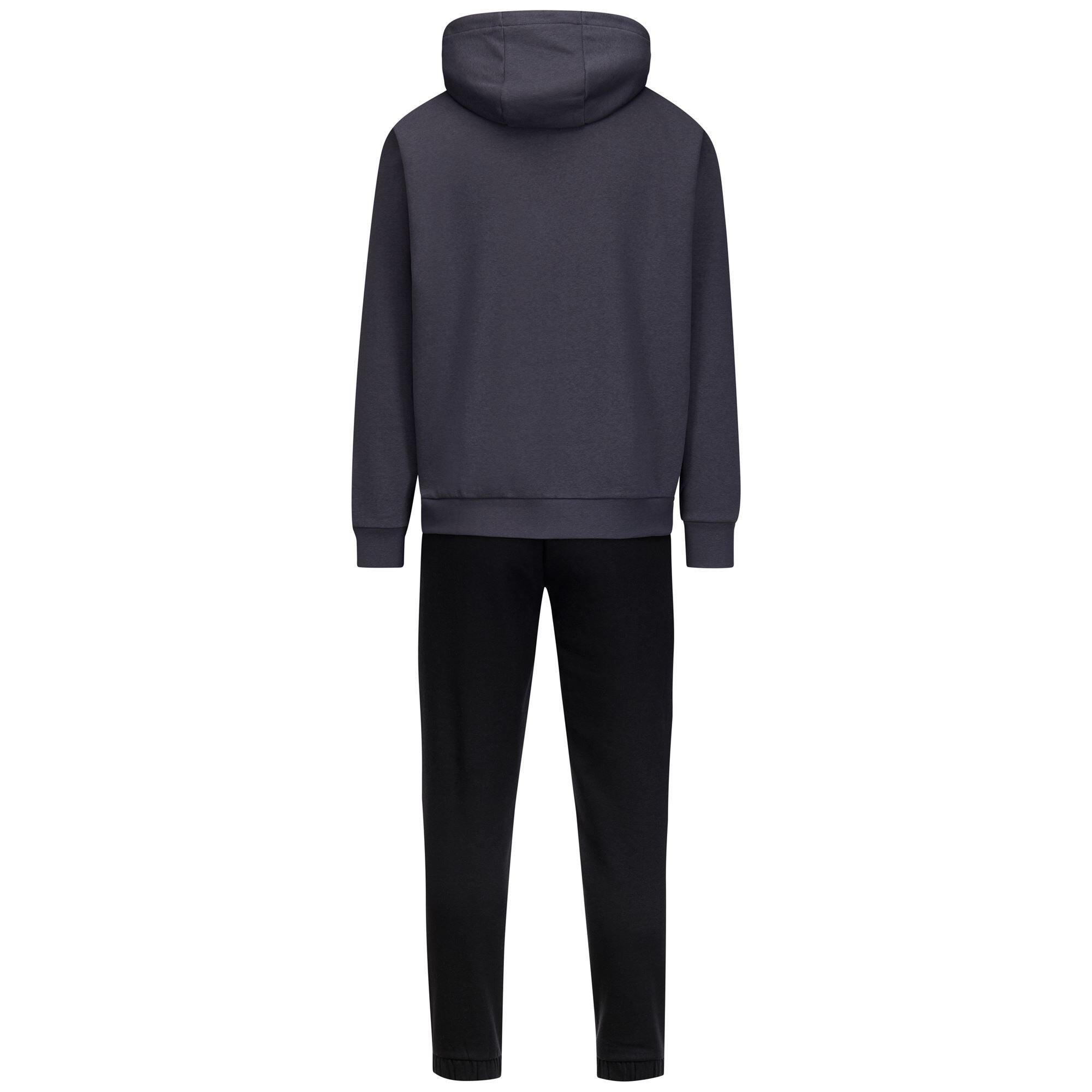 Tuta da uomo in cotone grigio da sportivo 3/3