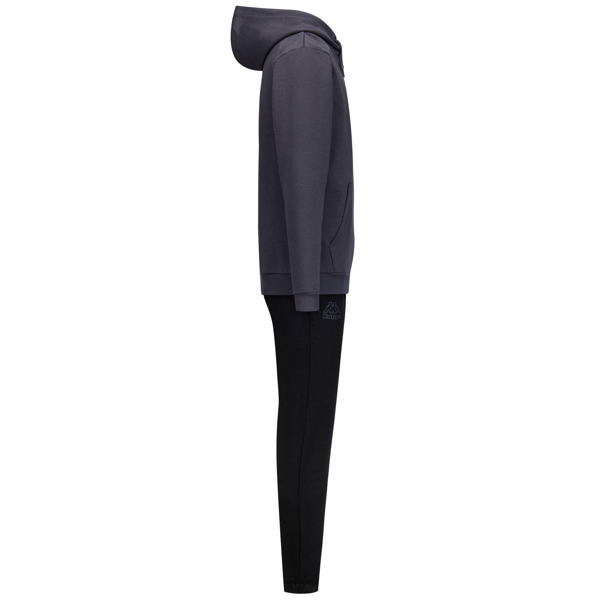 Tuta da uomo in cotone grigio da sportivo 2/3
