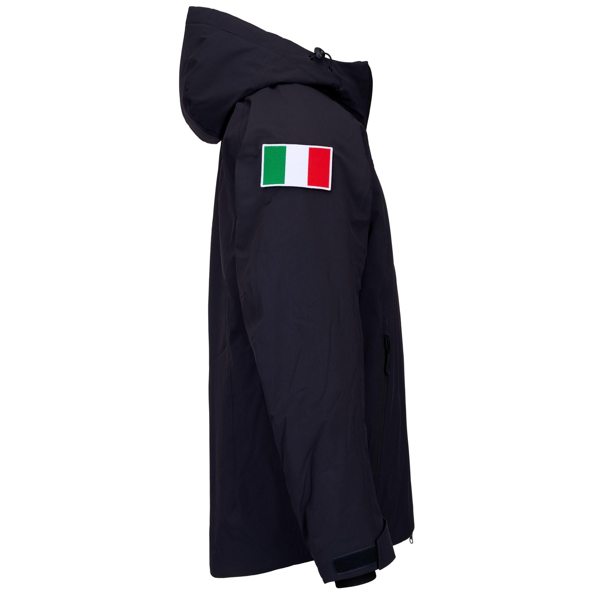 Giubbotto da uomo donna in nylon blu da sci 2/3