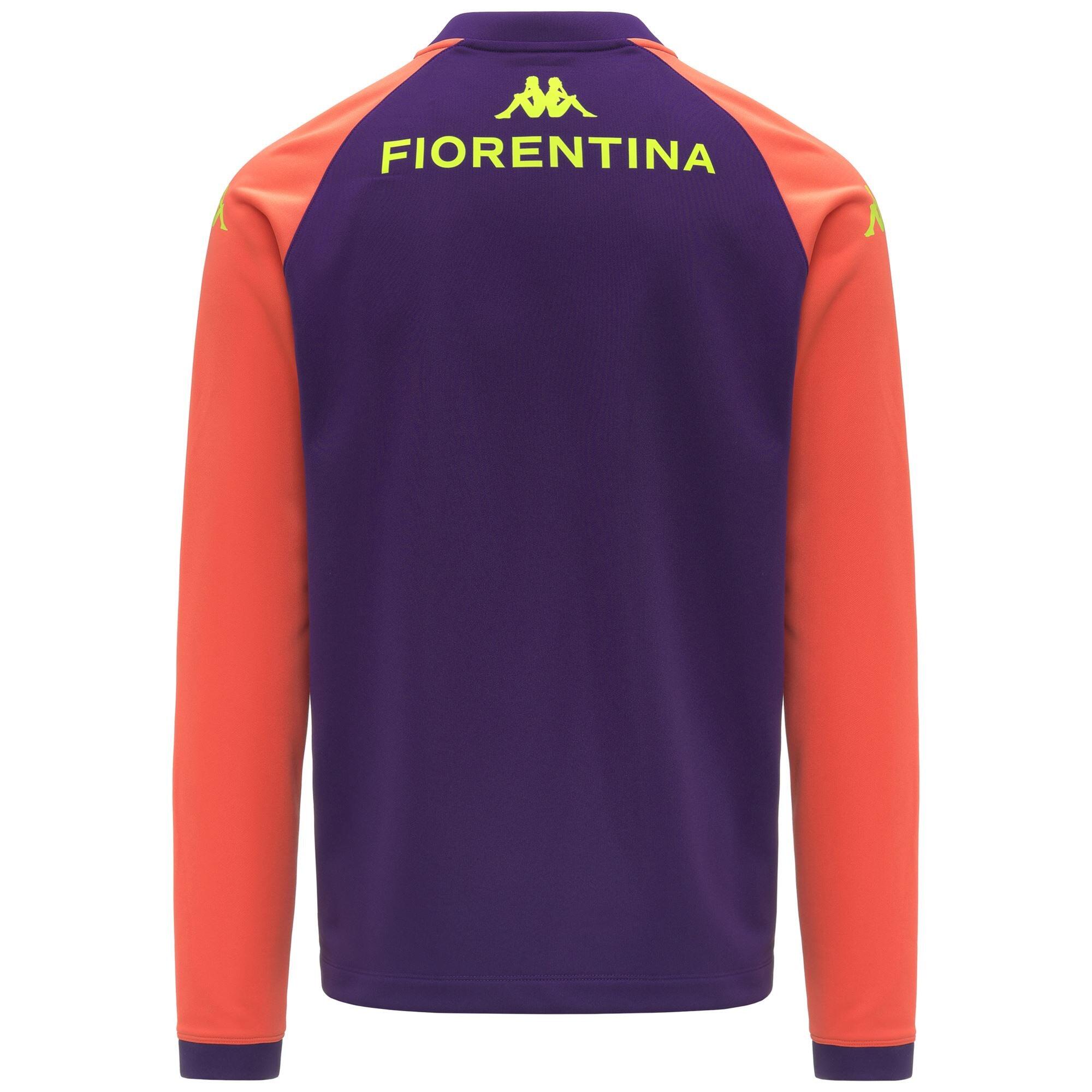 Felpa con Zip ACF Fiorentina da Bambino in Poliestere riciclato Viola 3/3