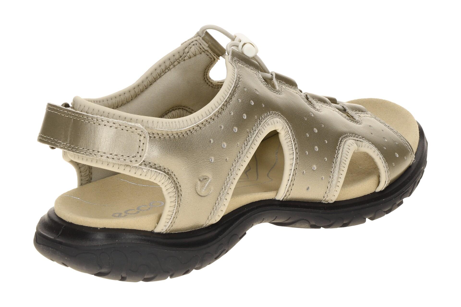 Ecco Offroad Roam Sandale grau beige metallic Fisherman 853313 4/7